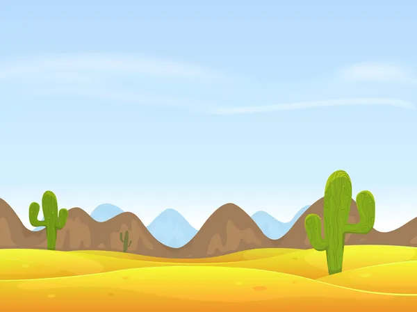 Пустеля краєвид фону — стоковий вектор