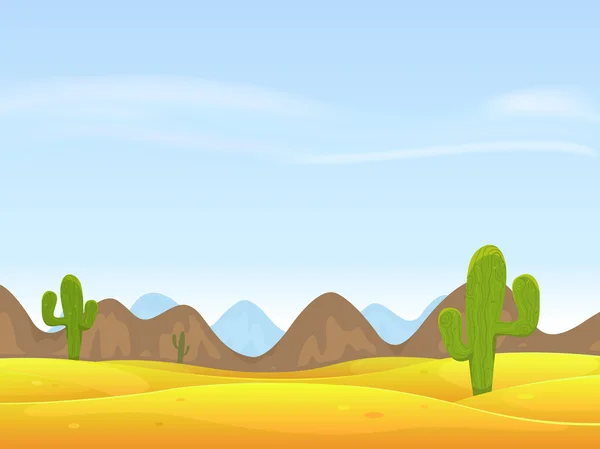 Deserto paisagem fundo —  Vetores de Stock