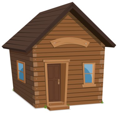 Wood House Lifestyle clipart