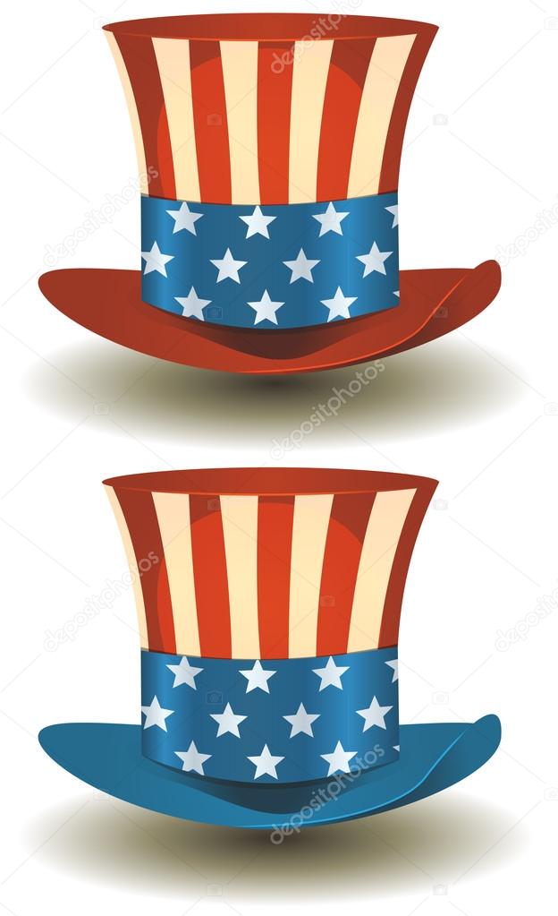 Uncle Sam's Top Hat For American Holidays