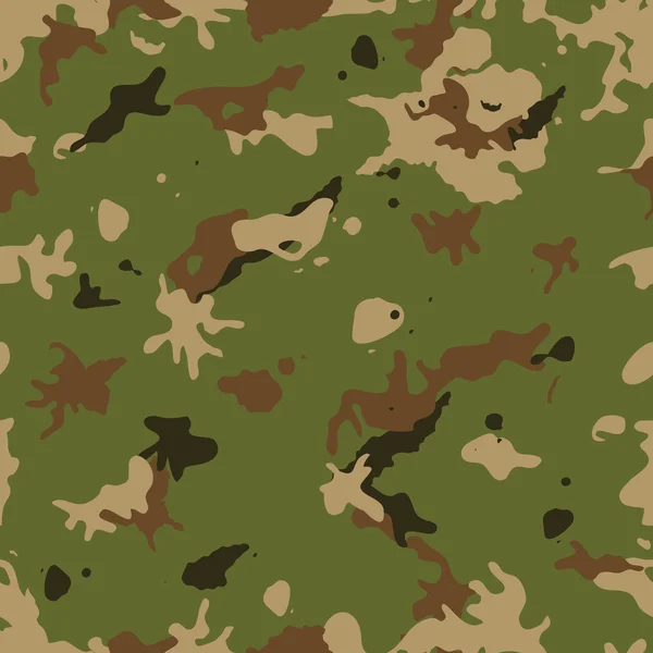 Camuflagem militar sem costura — Vetor de Stock