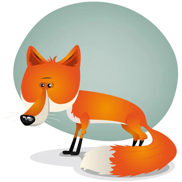 Personagem bonito Fox — Vetor de Stock