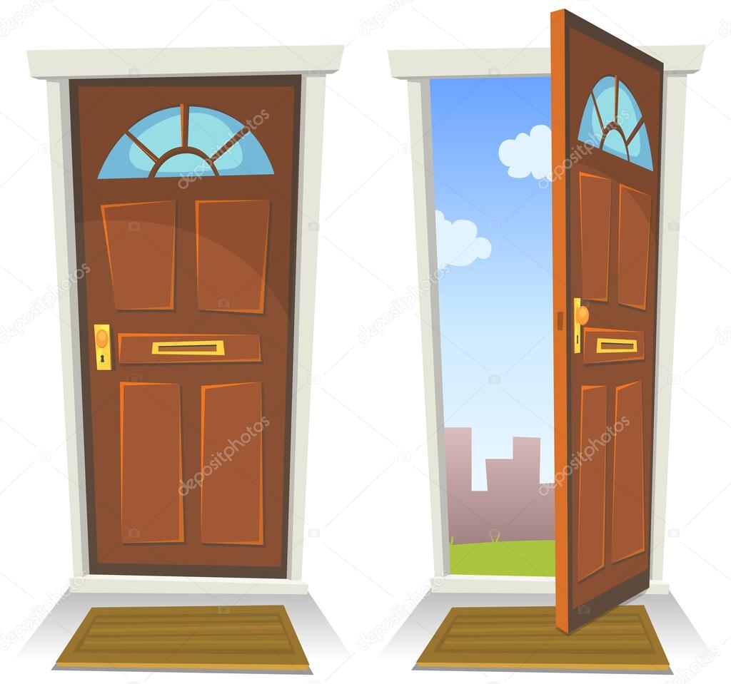 Cartoon Red Door Open And Closed Stock Vector Image By C Benchyb Cartoon Red Door Open And Closed Stock Vector Image By C Benchyb