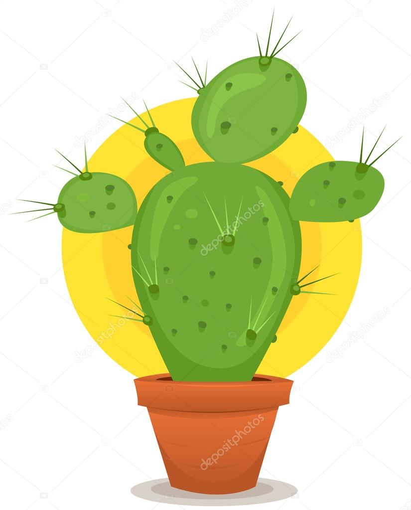 Little Cactus In Pot
