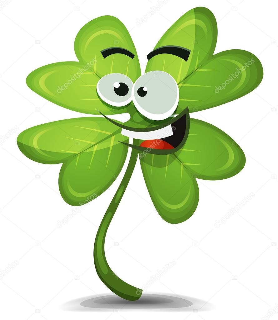 Four Leaf Clover Character Stock Vector Image by ©benchyb #42545561