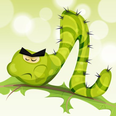 komik caterpillar karakter