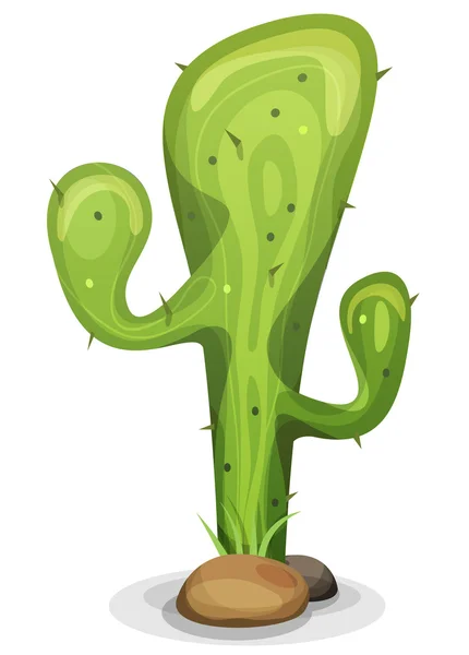 Cartoon Mexicaanse cactus — Stockvector