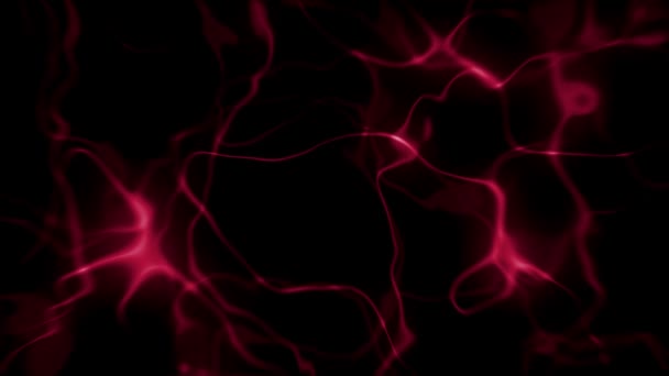 Abstract Neon Lines Blur Graphic Looping Animación Animación Fondo Abstracto — Vídeo de stock