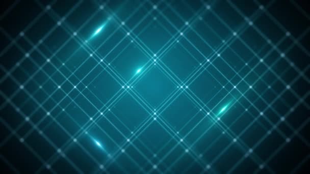 Abstract Technology Background Grid Data Zooming Loop Animation Abstract Minimal — Αρχείο Βίντεο
