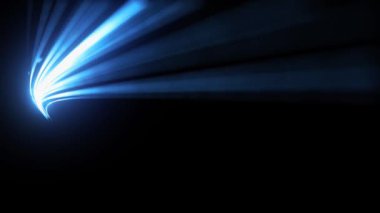 Soyut Parlayan 3d Işık Vuruşları / Soyut bir arkaplan canlandırması ve hızlı hareket yolu yörüngesi ile parlayan 3d ışık vuruşları