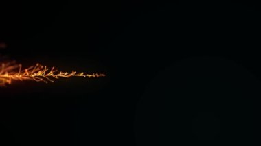 Soyut Akışkan Parçacıklar Grafiksel Giriş Arkaplan / 4k Soyut akışkan parçacıkların canlandırması arkaplan grafik tasarımı