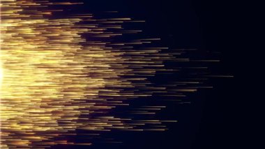 Soyut Parçacık Fiber Çizgileri Akan Fx Arkaplan / 4k Soyut bir süs arkaplanının çizgi parçacıkları desenleri akan ve kusursuz döngüleri olan animasyonu