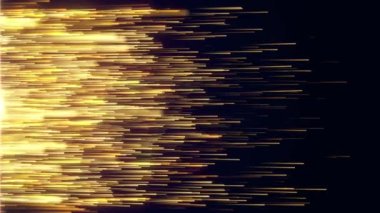 Soyut Parçacık Fiber Çizgileri Akan Fx Arkaplan / 4k Soyut bir süs arkaplanının çizgi parçacıkları desenleri akan ve kusursuz döngüleri olan animasyonu