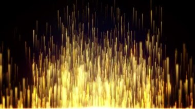 Soyut Parçacık Fiber Çizgileri Akan Fx Arkaplan / 4k Soyut bir süs arkaplanının çizgi parçacıkları desenleri akan ve kusursuz döngüleri olan animasyonu