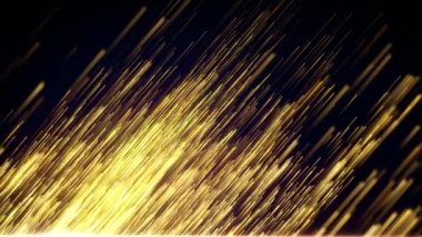 Soyut Parçacık Fiber Çizgileri Akan Fx Arkaplan / 4k Soyut bir süs arkaplanının çizgi parçacıkları desenleri akan ve kusursuz döngüleri olan animasyonu