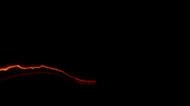 Soyut Akan Parçacık Çizgileri Veri Kavrama Arkaplan Döngüsü / 4k güçlü hız parçacık çizgileri çizgileri çizgileri ve dizgilerinin soyut teknoloji arka planının canlandırması