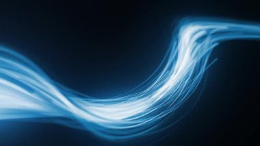 Soyut Girdap Işığı Parçacıkları Arkaplan Döngüsü / 4k Soyut bir teknolojinin canlandırması Güçlü spiral hız neonu parlayan parçacıklar desenleri ve dikişsiz döngüler