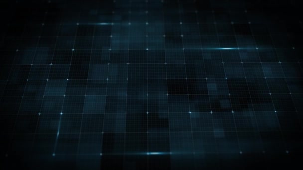 디지털 데이터 Grid Background Loop Animation Abstract Background Digital Data — 비디오