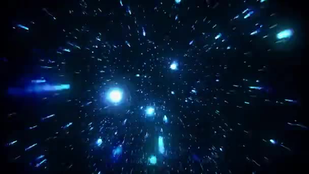 Περίληψη Starburst Particles Background Loop Animation Μιας Αφηρημένης Ταπετσαρίας Φόντο — Αρχείο Βίντεο