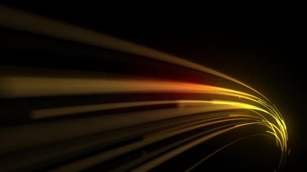 Abstract Glowing Light Strokes Background Animation Abstract Looped Wallpaper Background — Stock Video