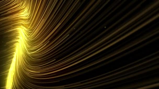 Abstract Glowing Light Strokes Achtergrond Animatie Van Een Abstracte Looped — Stockvideo