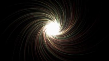 Soyut Yavaş Hareket Şok Dalgası Patlama Arkaplanı / Soyut bir hockwave patlama arka planının fraktal parçacıklar ve türbülans dalgaları pürüzsüz döngüsü ile yavaş çekimde canlandırması