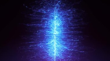 Enerji Güç Alanı Parçacıkları Soyut Enerji Güç Alanı Parçacıkları Alanın derinliği ve pürüzsüz döngüsü ile çalışan enerji alanı fraktal parçacıklarının soyut duvar kağıdı arkaplanının 4k / 4k animasyonu