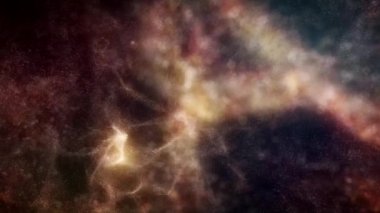 4k-soyut-3d-nebula-galaksi-parçacık-vfx-parıltı-arkaplan-döngü / 4k animasyonu soyut bir duvar kağıdı gökadası arkaplan akışkan parçacıklar ve alan derinliği olmayan uzay ışığı