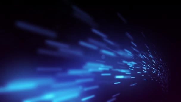 Abstract Glowing Light Strokes Achtergrond Animatie Van Een Abstracte Looped — Stockvideo