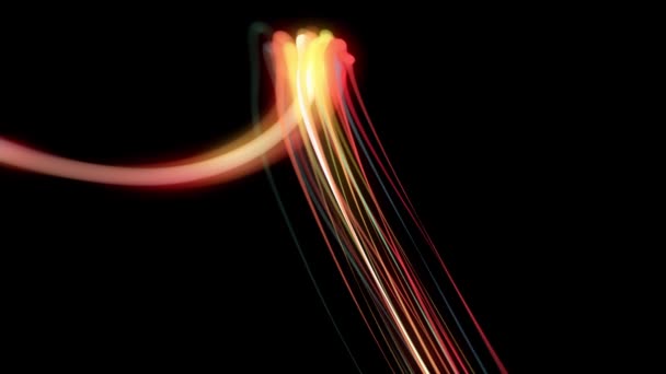 Abstract Slow Motion Swirling Strings Particles Background Loop Animation Abstract — Αρχείο Βίντεο