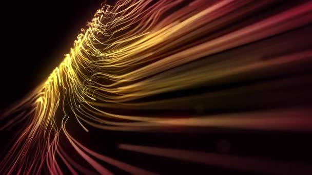 Glowing Light Strokes Background Animation Abstract Looped Panpaper Background Animation — 비디오