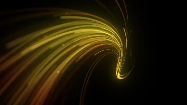 Abstract Glowing Light Strokes Achtergrond Animatie Van Een Abstracte Looped — Stockvideo