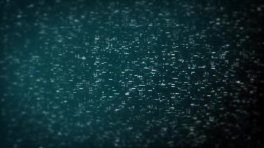 Büyük Veri Dijital İşletmeleri Hitech Soyut bir duvar kağıdının 4k animasyonu Büyük bir veri iş dünyası dijital teknolojisi arkaplanı Bağlı hatlar ve alan derinliği ile akan sayı matrisi