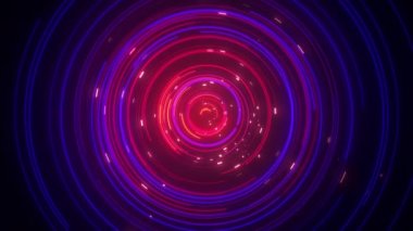 Soyut Silindir Çizgileri Akıp Giden Arkaplan Döngüsü / 4k Soyut duvar kağıdı teknolojisi animasyonu Silindir hız parçacıkları vuruş kalıpları ve dikişsiz döngü derinliği