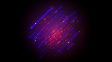 Soyut Silindir Çizgileri Akıp Giden Arkaplan Döngüsü / 4k Soyut duvar kağıdı teknolojisi animasyonu Silindir hız parçacıkları vuruş kalıpları ve dikişsiz döngü derinliği