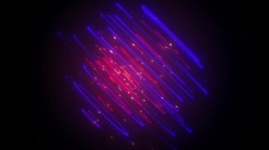 Soyut Silindir Çizgileri Akıp Giden Arkaplan Döngüsü / 4k Soyut duvar kağıdı teknolojisi animasyonu Silindir hız parçacıkları vuruş kalıpları ve dikişsiz döngü derinliği