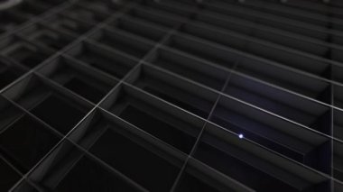 Abstract 3d Hitech Corporate Business Network Background/ 4k animation of an abstract 3d rendered hitech business background of network with clusters structure and data patterns