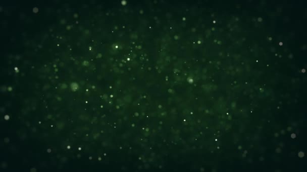Частицы Плавающие Жидком Пространстве Фон Анимации Абстрактной Backgroud Плавающими Частицами — стоковое видео