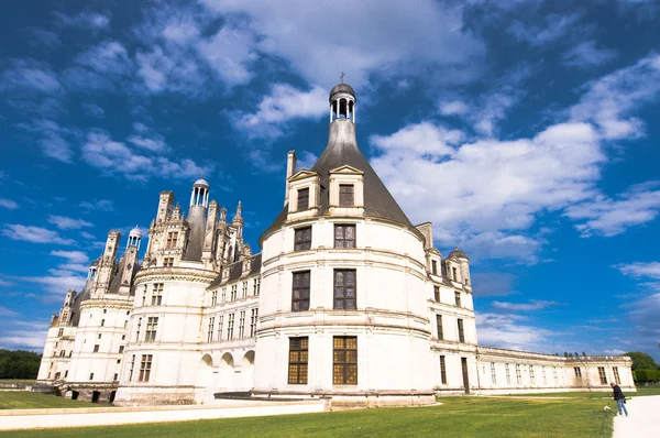 O maior castelo medieval francês (Loire Valley ) — Fotografia de Stock