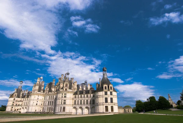 En büyük Fransız Ortaçağ Kalesi (Loire Valley) — Stok fotoğraf