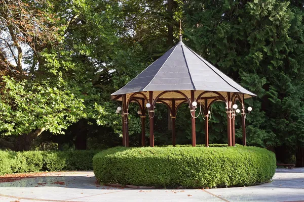 Wooden arbor — Stock Photo, Image