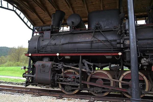 Locomotiva a vapor — Fotografia de Stock