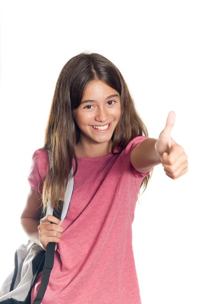 Thumbs up voor school — Stockfoto