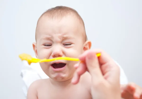 Yo no quiero. ! — Foto de Stock