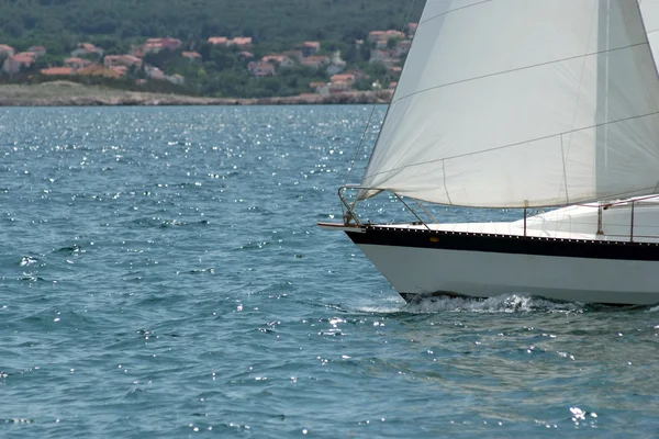 Front of the sail boat — Stock Photo, Image