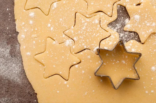 Baking christmas cookies — Stock Photo, Image