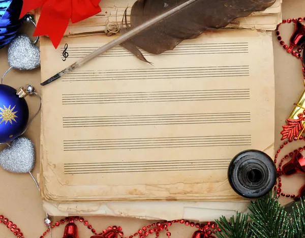 Christmas song — Stock Photo, Image