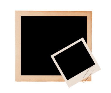 birlikte iki boş fotoğraf