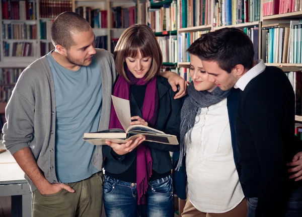 Students learning together — Stock Photo, Image