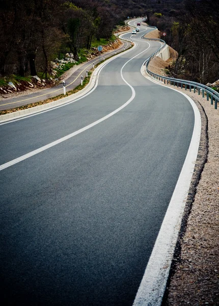 Curved road — Stock Photo, Image